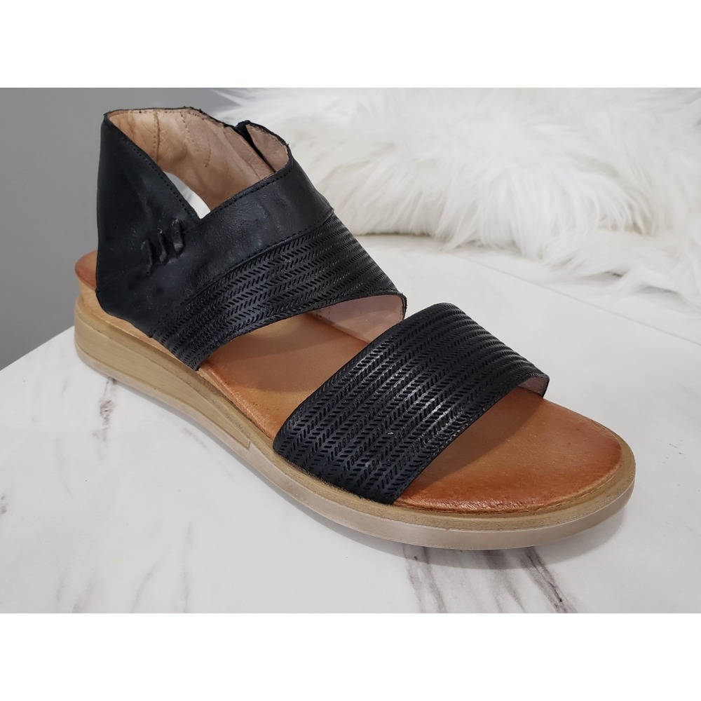 NEW NO BOX SIZE 42 / MIZ MOOZ CECE BLACK SANDALS LEATHER US 10.5 - 11